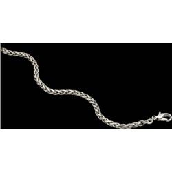 PLATINUM  BRACELET Wheat Style  7" L #1210452