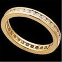 14k Gold DIAMOND ETERNITY BAND ONE CARAT! #1210455