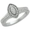 Image 1 : RIGHT HAND RING MARQUISE DIAMOND .75 CARATS! #1210492