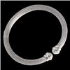 Image 1 : PLATINUM Mesh Cuff BRACELET 7 1/2 inches #1210502