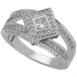 14k DIAMOND ENGAGEMENT RING .75 CTS! #1210505