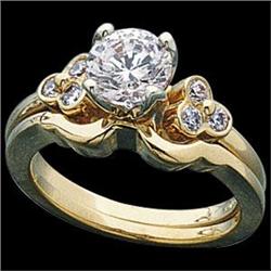 14k Diamond Engagement Ring 1.18 CARATS #1210512