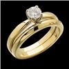 Image 1 : 14k  DIAMOND ENGAGEMENT Ring .50 CTS! #1210519