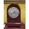 Image 1 : MAHOGANY GERMAN MANTLE CLOCK #1210757