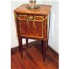Image 1 : Quality PAIR French end  tables  marble top  #1211108