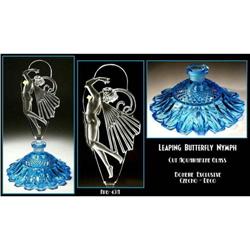 LEAPING BUTTERFLY NYMPH AQUA GLASS PERFUME #1219263