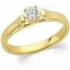 Image 1 : 14k Gold DIAMOND ENGAGEMENT RING .25 CTS! #1219275