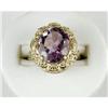 Image 1 : ANTIQUE FILIGREE RING  AMETHYST 4.50 CTS! #1219313