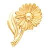 Image 1 : 14k Yellow Gold Pin Daisy Flower  #1219321