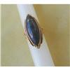 Image 1 : VINTAGE 18K Y GOLD & LAPIS RING #1219505