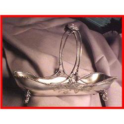 Victorian Rogers Silver Quadruple Floral Basket#1219528