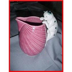 Erphila Germany Figural Cat Pottery Pitcher #1219529