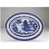 Image 1 : Old Chinese Export Blue White Nanking Platter #1219591