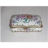 Image 1 : Floral Porcelain Box Sku1137-100 #1219710