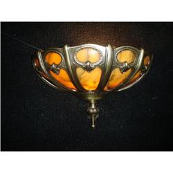 A pair of alabaster and bronze sconces #1219759