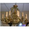 Image 1 : Bronze double tier Chandelier #1219829