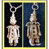 Image 1 : VICTORIAN GOLD CLOWN CHARM - MOVING BODY #1220018