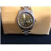 Image 2 : 18K GOLD ROLEX OYSTER PERPETUAL DATE DIAMOND CRUSTED MEN'S WATCH (See Description Below)