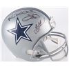 Image 1 : Troy Aikman, Emmitt Smith & Michael Irvin Signed Cowboys Full-Size Helmet (JSA COA)