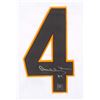 Image 2 : Bobby Orr Signed Bruins - Flying Goal Logo - Custom Stitched Jersey (Orr COA)