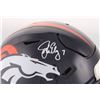 Image 2 : John Elway Signed Broncos Full-Size Speed Helmet (Beckett COA)