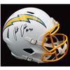 Image 1 : Austin Ekeler Signed Chargers Full-Size Speed Helmet (Beckett COA)