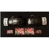 Image 1 : MIKE TYSON SIGNED BLACK EVERLAST BOXING GLOVES w/ COA (2 GLOVES)
