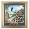 Image 1 : WALT DISNEY "PIRATES OF THE CARIBBEAN" FRAME PRINT (THOMAS KINKADE)