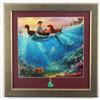 Image 1 : WALT DISNEY "THE LITTLE MERMAID" FRAMED PRINT (THOMAS KINKADE)