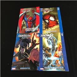 ULTIMATE SPIDER-MAN/ FANTASTIC FOUR PAPERBACK BOOK LOT (MARVEL)