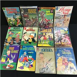 VINTAGE GOLD KEY/ DELL COMIC BOOK LOT (BUGS BUNNY, THE THREE STOOGES...)