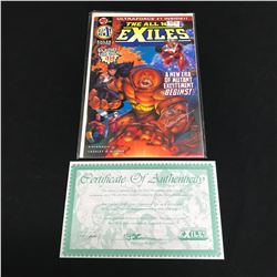 THE ALL NEW EXILES #1 (MALIBU COMICS) Signed by Terry Kavanaugh w/ COA