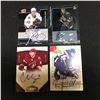 Image 1 : AUTOGRAPHED HOCKEY CARD LOT
