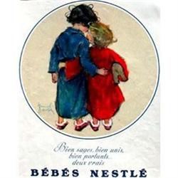 Original  French  Lithograph, Bebes Nestle #1179481