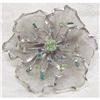 Image 1 : GORGEOUS STERLING MESH BROOCH #1188227