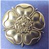 Image 1 : Tudor Rose Sterling Pin Brooch #1188232