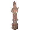 Image 1 : Graceful Chinese Wood Carving Standing Kwan-yin#1188399