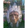 Folk Art Indian Chief Sculpture #1188910