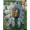 Folk Art Indian Chief Sculpture Garden #1188911