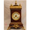 Image 1 : French Brass and Oak Mantel Clock period #1189072