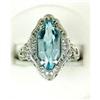 Image 1 : Antique Style Ring BLUE TOPAZ 7 CTS! Filigree #1201000