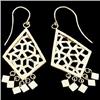 Image 1 : 14k GOLD DANGLING EARRINGS  #1201003
