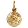 Image 1 : 14k Yellow Gold Charm Soccer Ball  #1201013