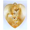 Image 1 : 1950 GOLD CHARM CHERUB Baby 3 Dimensional  #1201138