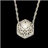 Image 1 : WhiteGold FIILIGREE DIAMOND NECKLACE #1201168