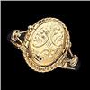 Image 1 : THIS 14K GOLD RING IS LOCKET! Opens for Photos!#1201173