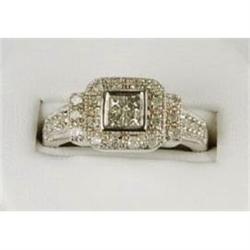 Ring PRINCESS DIAMONDS  RIGHT HAND! #1201178