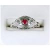 Image 1 : ANTIQUE Style RUBY Ring .16 CARATS! #1201185