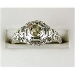 ANTIQUE Style PERIDOT Ring .23 CARATS! #1201194