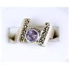 Image 1 : ANTIQUE STERLING RING w AMETHYST AND#1201195